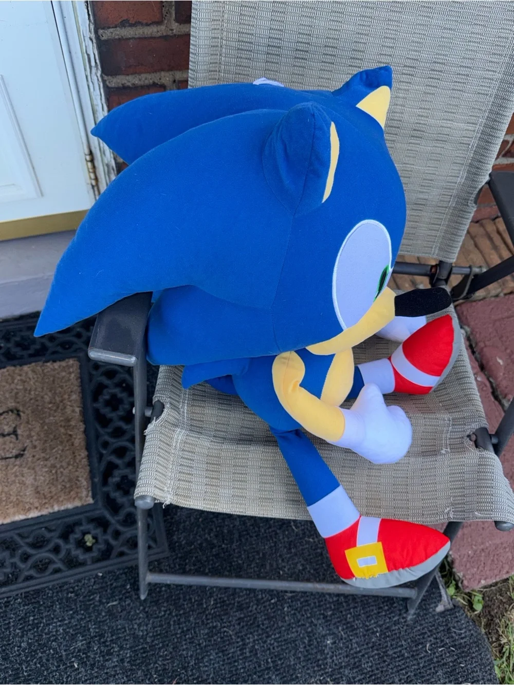Sega Toy Factory Sonic The Hedgehog 2024 21” Plush Large Good Condition Souvenir